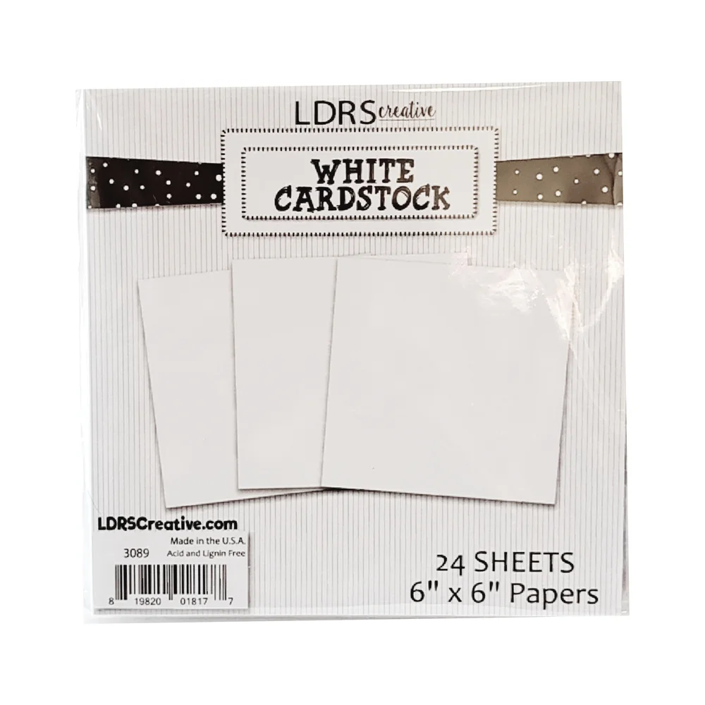 LDRS Creative White Cardstock 6